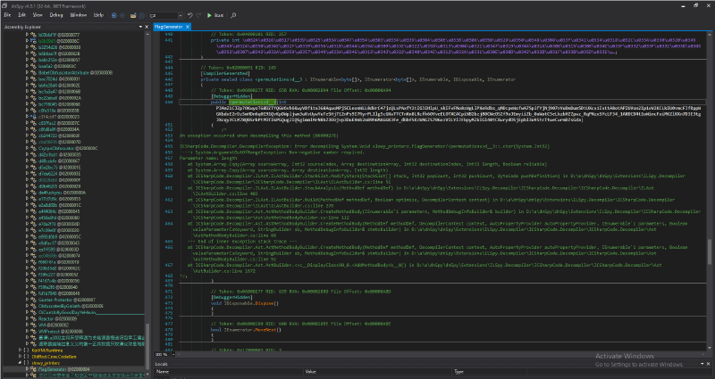 Not devirtualized permutations enumerator class code